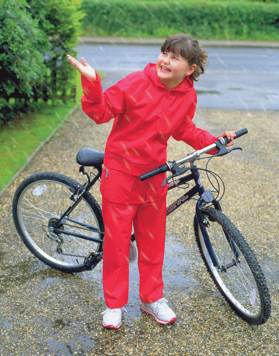 Childrens waterproof jacket and shop trouser set